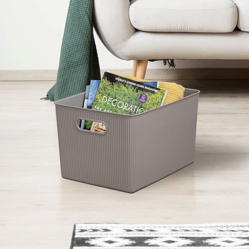 TATAY Baobab XL Multipurpose Storage Basket - Taupe - Image 4